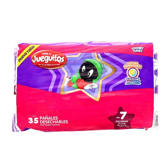 JUEGUITOS T7 XXXL DIAPERS 6X35CT