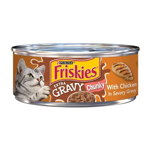 FRISKIES CHICKEN IN SAVORY GRAVY CHUNKY 24X5.5OZ