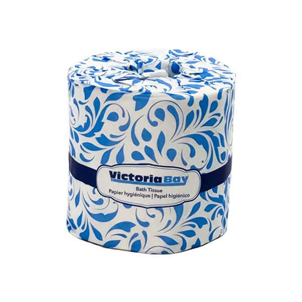 VIC. BAY 2-PLY SINGLE ROLL BATH TISSUE 96X1CT