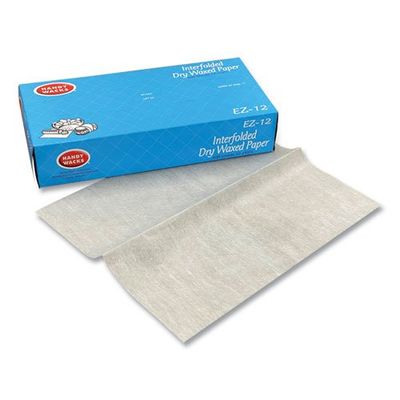 HANDY WACKS INTERFOLD DRY WAXED DELI SHEET 12&quot;X10.75&quot; 500CT