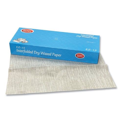 HANDY WACKS INTERFOLD DRY WAXED DELI SHEET 15"X10.75" 500CT