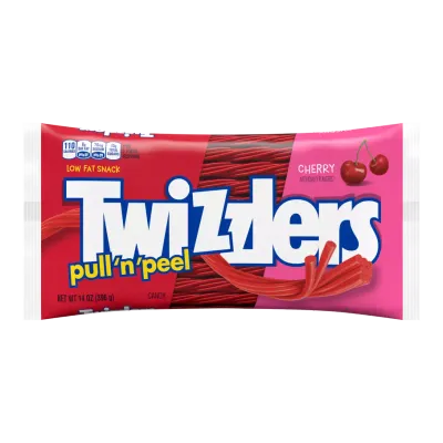 TWIZZLERS PULL &#39;N PEEL CHERRY PEG 12X7OZ