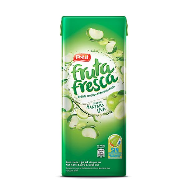 FRUTA FRESCA MANZANA UVA 27X200ML