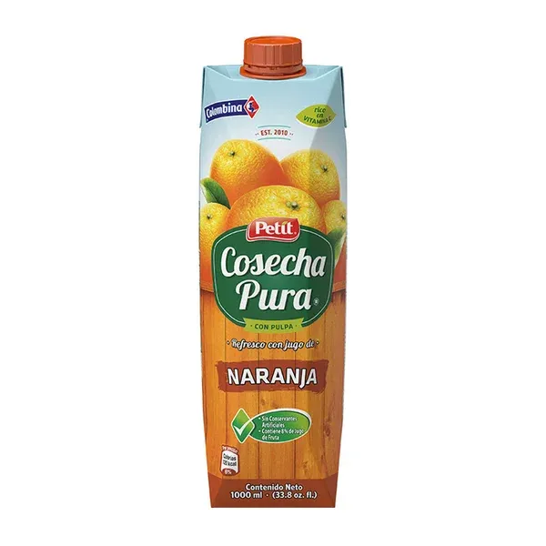 PETIT ORANGE JUICE COSECHA PURA 12X1L