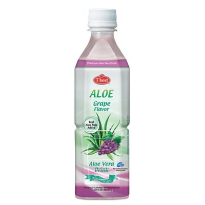 T&#39;BEST ALOE VERA GRAPE DRINK 20X500ML