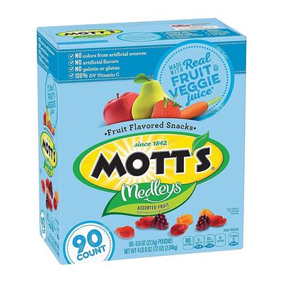 MOTT&#39;S MEDLEYS FRUIT SNACKS 8X8OZ