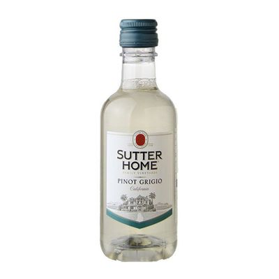 SUTTER HOME PINOT GRIGIO WHITE WINE 24X187ML