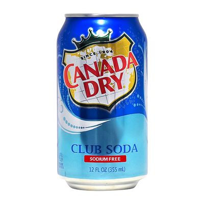 CANADA DRY CLUB SODA CAN 24X12OZ
