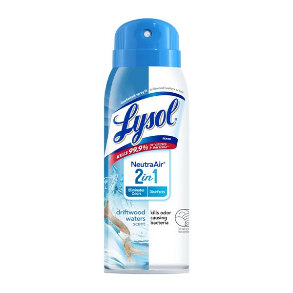 LYSOL NEUTRAAIR DISINFECTANT SPRAY DRIFTWOOD WATERS SCENT 6X10OZ