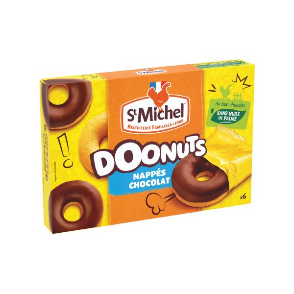 ST. MICHEL DOONUTS NAPPES CHOCOLAT X2 16X60G
