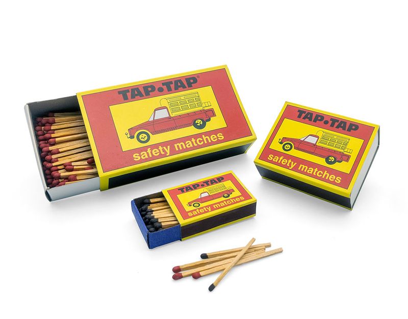 TAP-TAP MATCHES 10X10X10CT