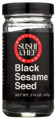 SUSHI CHEF BLACK SESAME SEED 12X3.75OZ