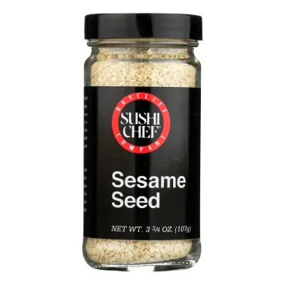 SUSHI CHEF WHITE SESAME SEED 12X3.75OZ