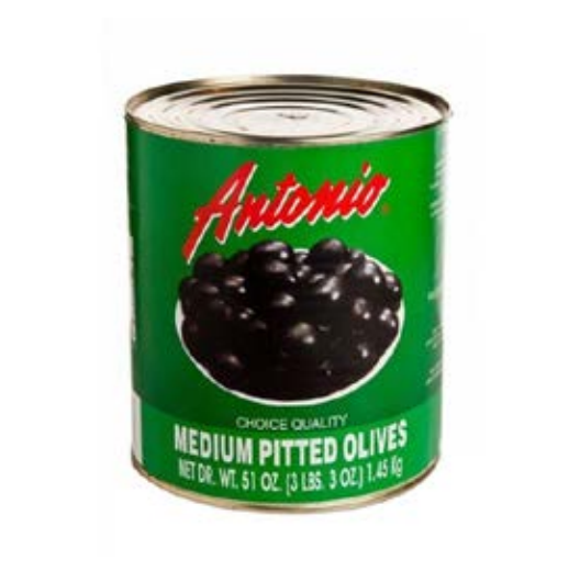 ANTONIO SLICED BLACK OLIVES 6X10#