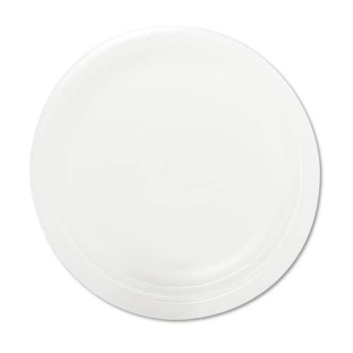 DART 9&quot; DINNERWARE WHITE PLASTIC PLATES 4X125CT