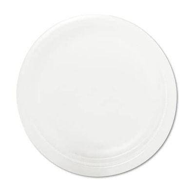 DART 9&quot; DINNERWARE WHITE PLASTIC PLATES 4X125CT