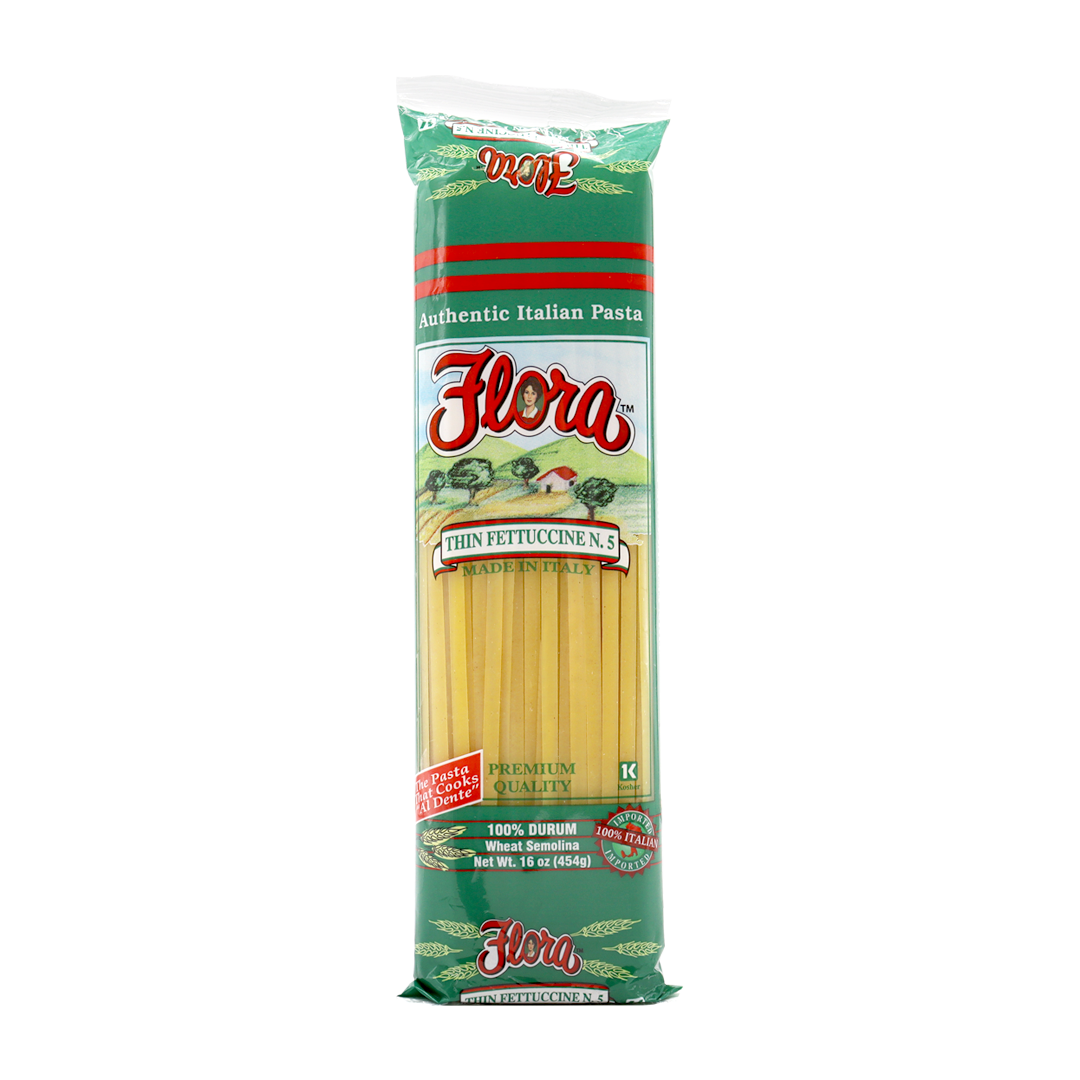 FLORA FETTUCClNE THIN #5 (BRONZE DIE) 20X16OZ
