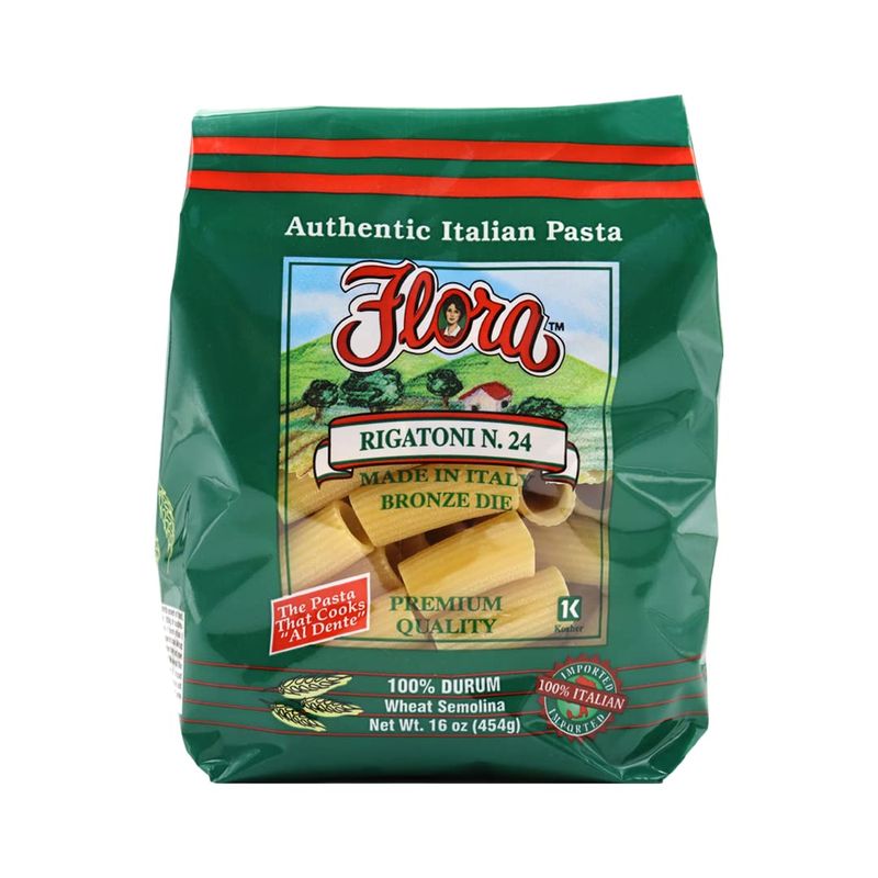 FLORA RIGATONI #24 BRONZE DIE 12X16OZ