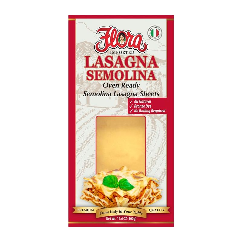 FLORA SEMOLINA LASAGNA 6X500GR