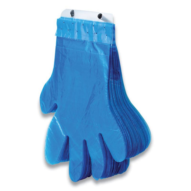 D-REDDI-TO-GO POLY CLEAR GLOVES ON WICKET 8,000CT