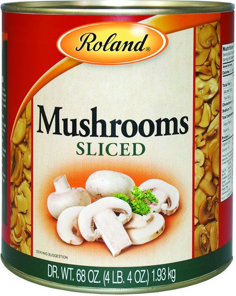 ROLAND MUSHROOM SLICED 24X4.02OZ