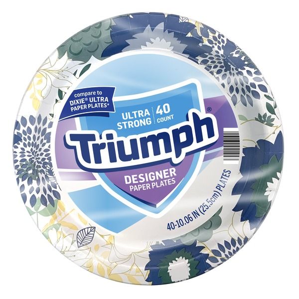 TRIUMPH ULTRA PAPER PLATE 16X45CT