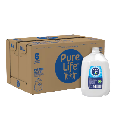 PURE LIFE PURIFIED WATER 6X1GAL