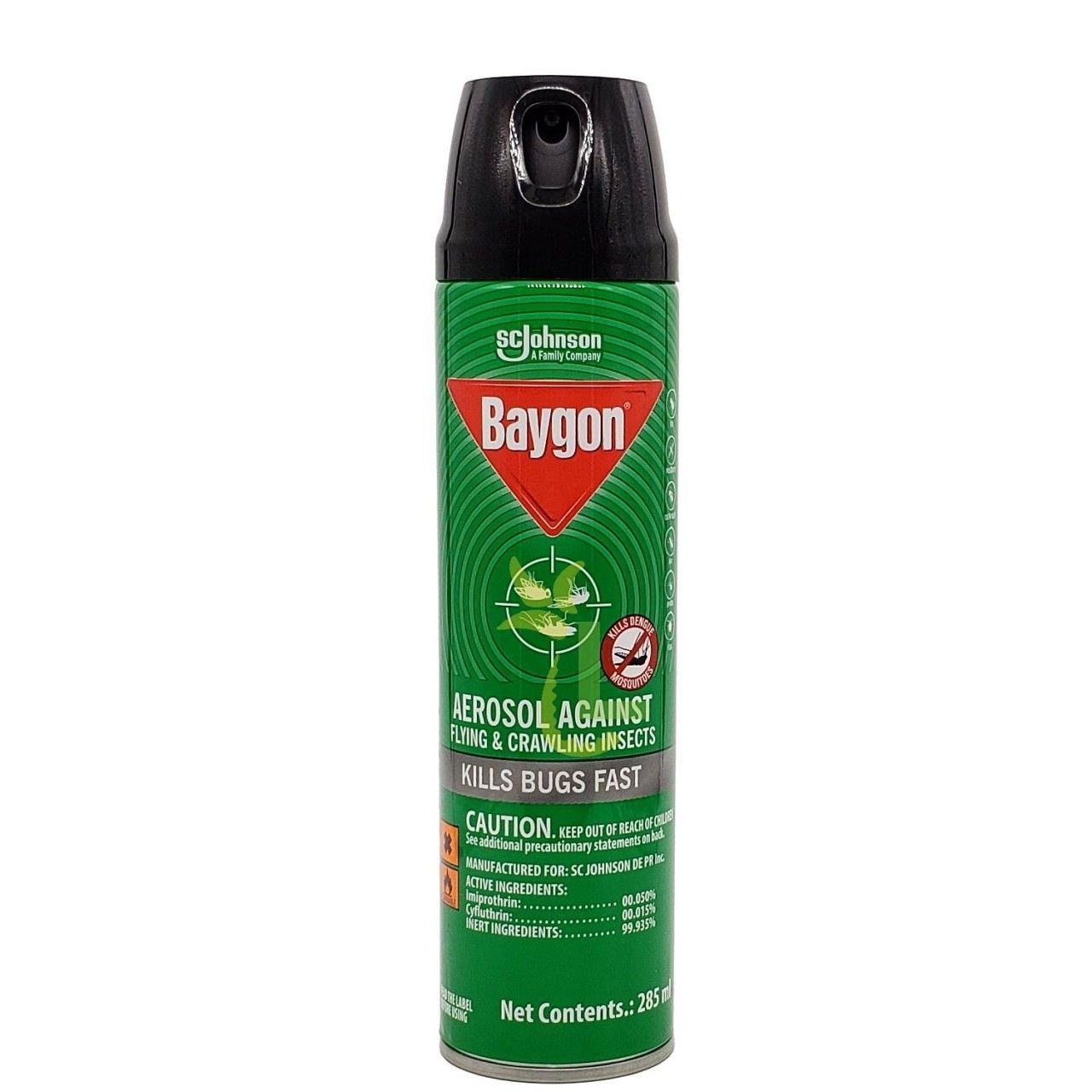 BAYGON FLYING INSECTS KILLER SPRAY 12X285ML