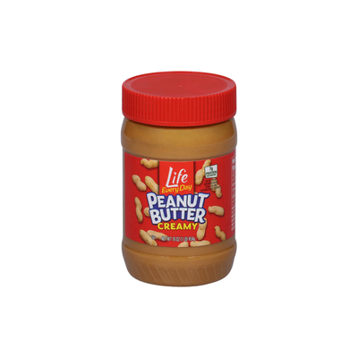 LIFE EVERY DAY CREAMY PEANUT BUTTER 12X28OZ
