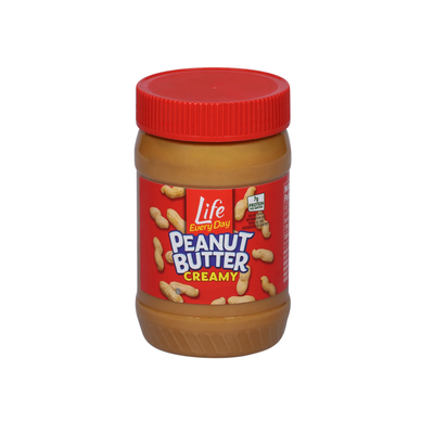 LIFE EVERY DAY CREAMY PEANUT BUTTER 8X40OZ