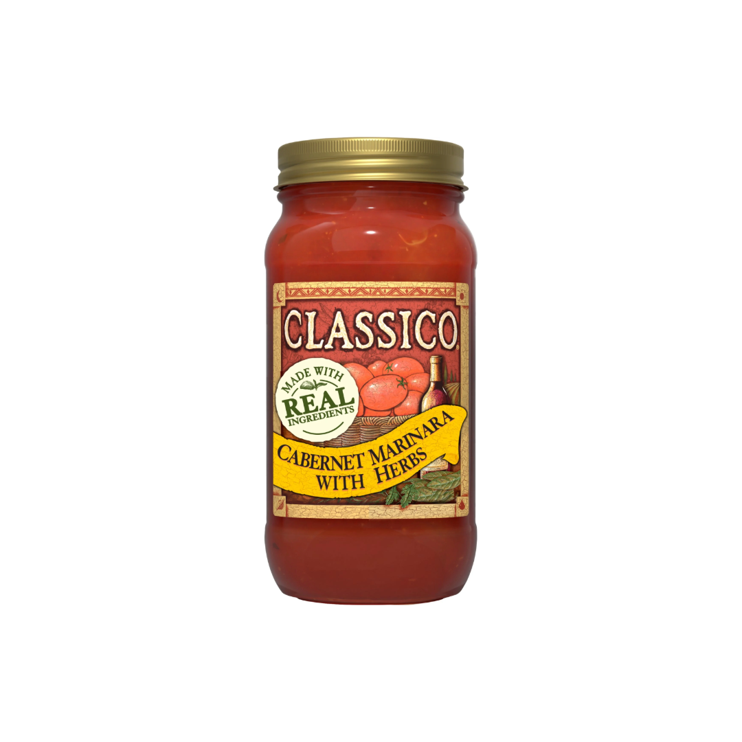 CLASSICO PASTA SAUCE CABERNET MARINARA W/ HERB 12X24OZ