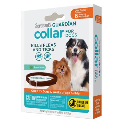 SERGEANT&#39;S GUARDIAN COLLAR FOR DOGS 12CT