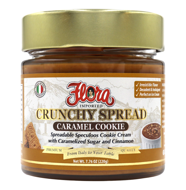 FLORA CARAMEL COOKIE CRUNCHY SPREAD 6X7.76OZ