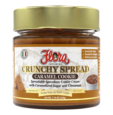 FLORA CARAMEL COOKIE CRUNCHY SPREAD 6X7.76OZ