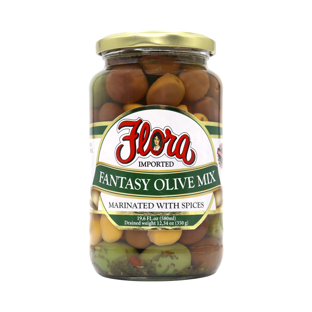 FLORA PARTY MIX OLIVES 2X57OZ