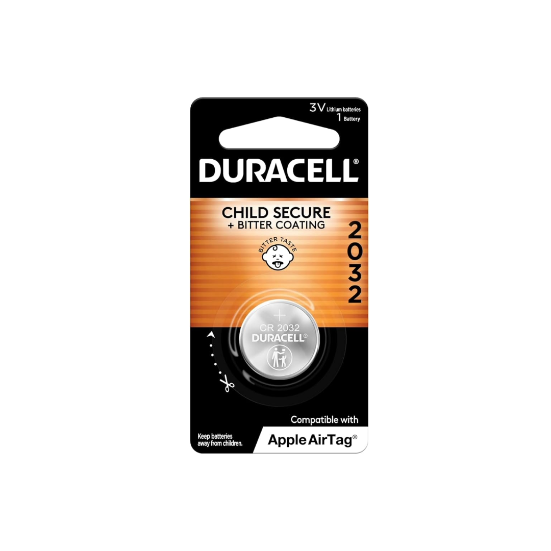 DURACELL 3V CR2032B LITHIUM BATTERY 6X1CT