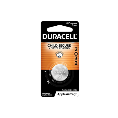 DURACELL 3V CR2032B LITHIUM BATTERY 6X1CT