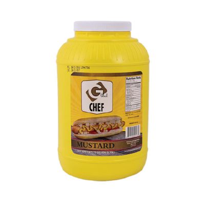 GLOBAL CHEF MUSTARD 4X1GAL
