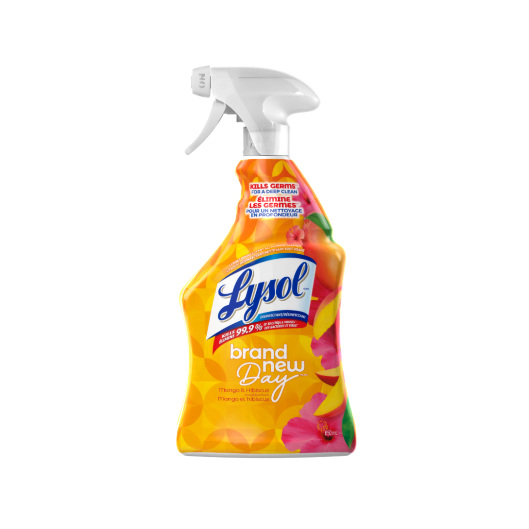 LYSOL ALL PURPOSE TRIGGER NEW DAY MANGO &amp; HIBISCUS 9X32OZ