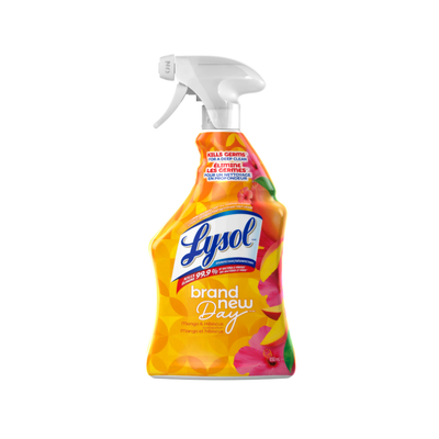 LYSOL ALL PURPOSE TRIGGER NEW DAY MANGO &amp; HIBISCUS 9X32OZ
