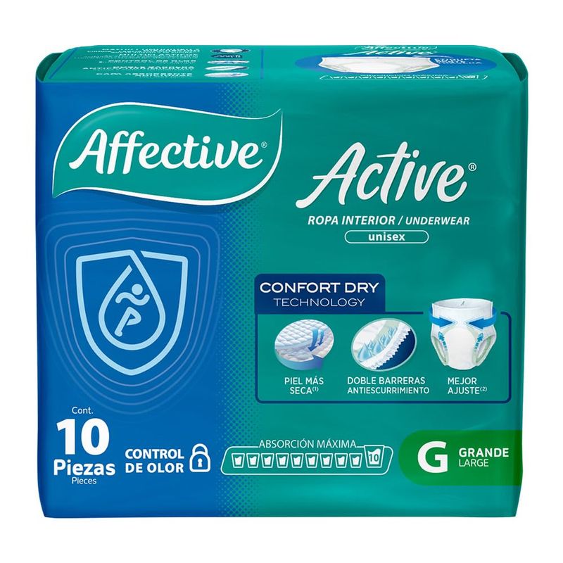 AFFECTIVE ACTIVE ADULT LARGE 6X10CT #01631