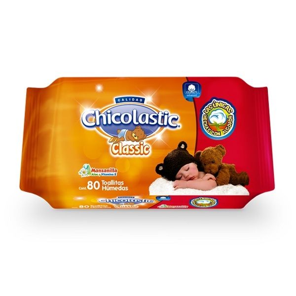 CHICOLASTIC CLASSIC BABY WIPES REFILL 12X80CT