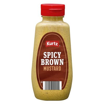 KURTZ SPICY BROWN MUSTARD SQUEEZE 12X12OZ