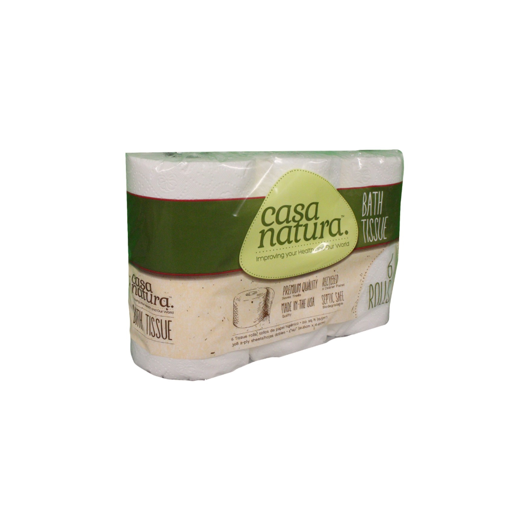 CASA NATURA BIO-DEGRADABLE BATH TISSUE 6X4CT