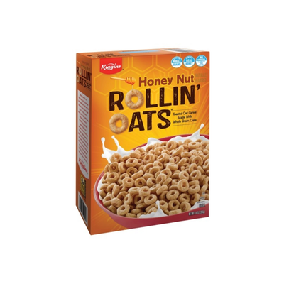 KIGGINS HONEY NUT ROLLIN OATS CEREAL 14X14OZ