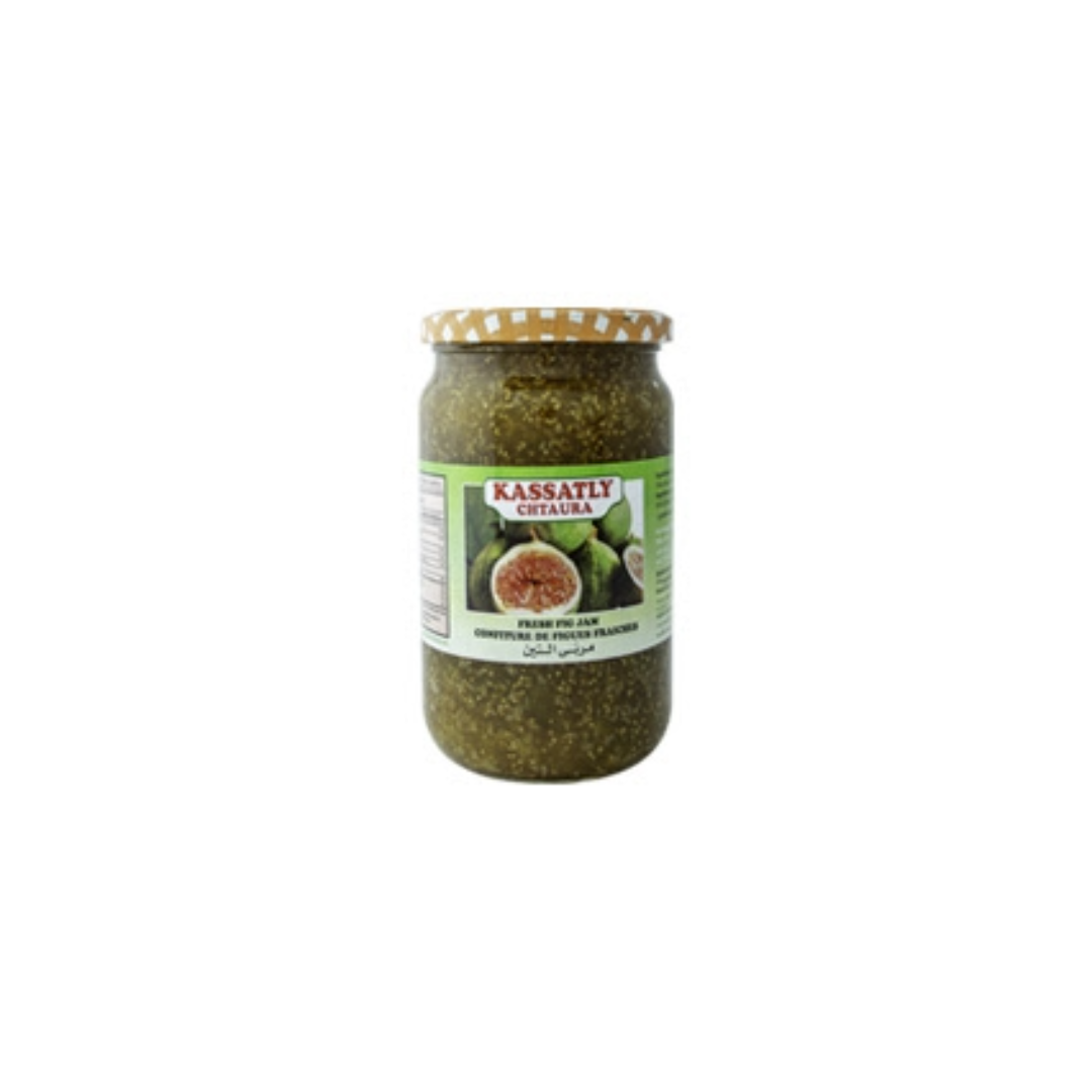 KASSATLY FRESH FIG JAM 12X454GR