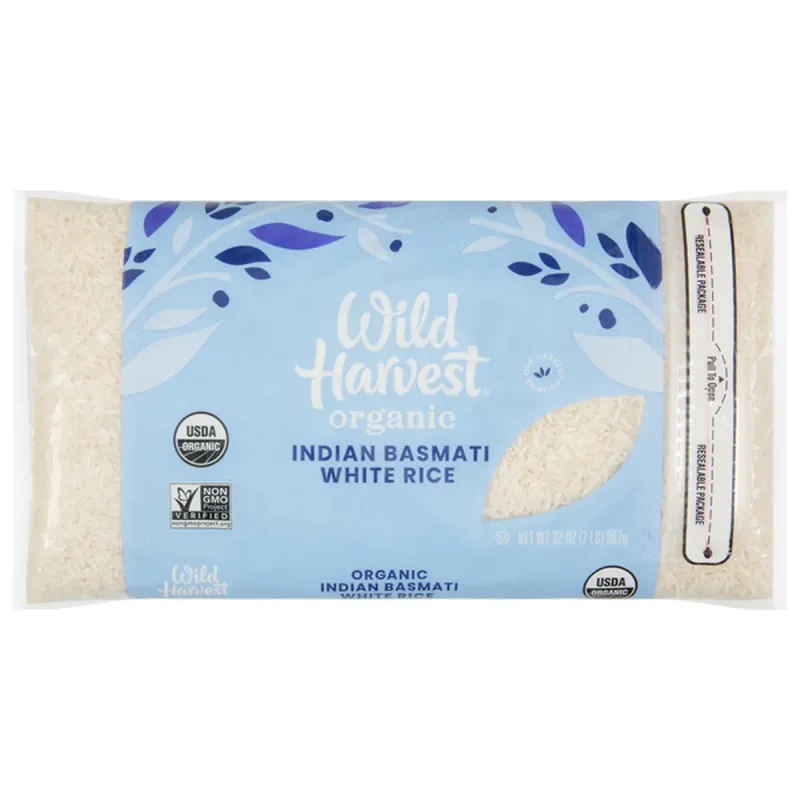 WILD HARVEST ORGANIC WHITE BASMATI RICE 12X2#