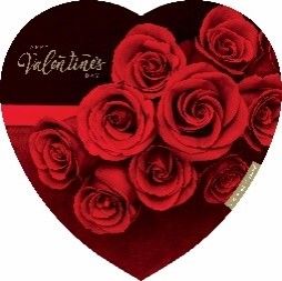 ELMERS VALENTINE ROSES RED WRAP 6X12OZ