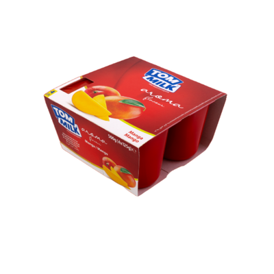 TOM MILK MANGO DAIRY DESSERT 6X4X125G