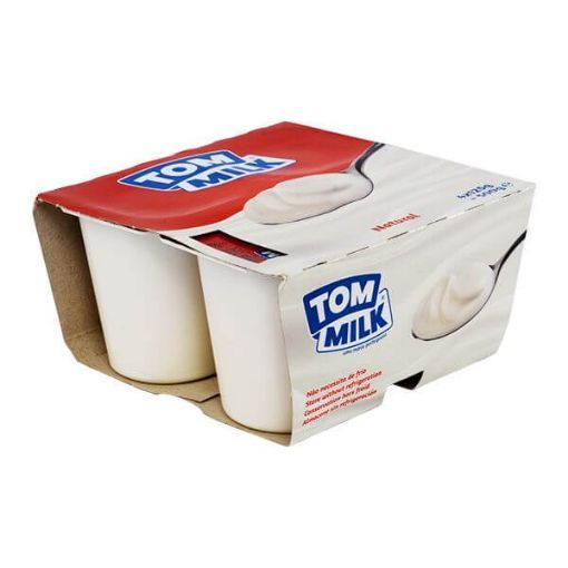 TOM MILK NATURAL DAIRY DESSERT 6X4X125G